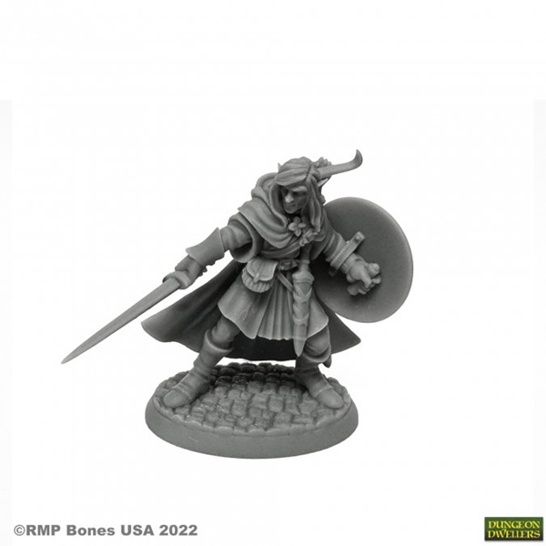 Reaper Bones Usa Dungeon Dwellers: Mellonir Windrunner Elf Warrior Plastic Miniature
