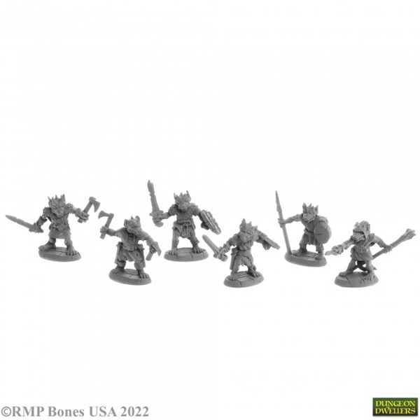 Reaper Bones Usa Dungeon Dwellers: Nightclaw Kobolds Plastic Miniatures