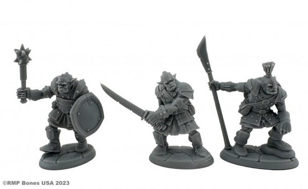 Reaper Bones Usa Dungeon Dwellers: Scarneck Hobgoblins Plastic Miniatures