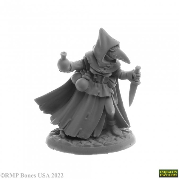 Reaper Bones Usa Dungeon Dwellers: Sister Hazel Plague Doctor Plastic Miniature