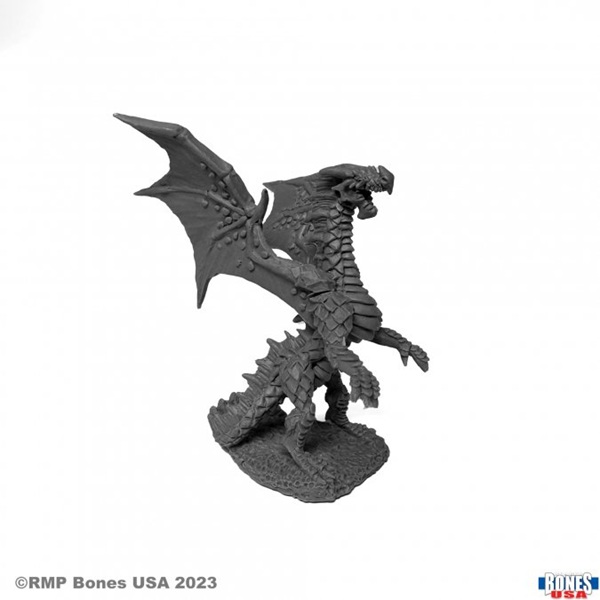 Reaper Bones Usa Reaper Legends: Fire Dragon Hatchling Plastic Miniature