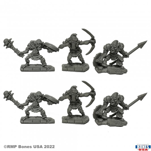 Reaper Bones Usa Reaper Legends: Goblins     Plastic Miniatures