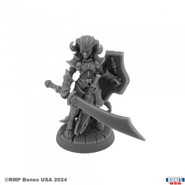 Reaper Bones Usa Reaper Legends: Hellborn Paladin Plastic Miniature