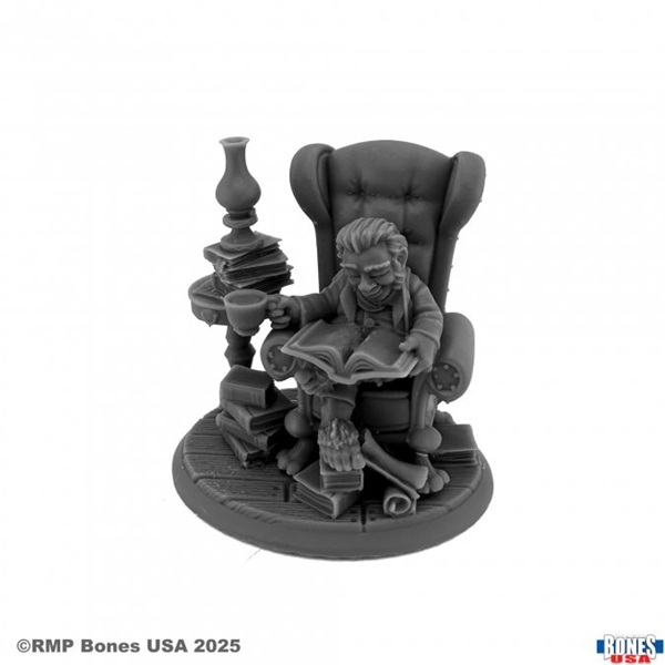 Reaper Bones Usa Reaper Legends: Hiram Hayweather  Halfling Esquire Plastic Miniature