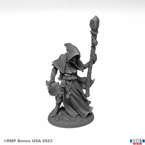 Reaper Bones Usa Reaper Legends: Satheras  Warlock Plastic Miniature