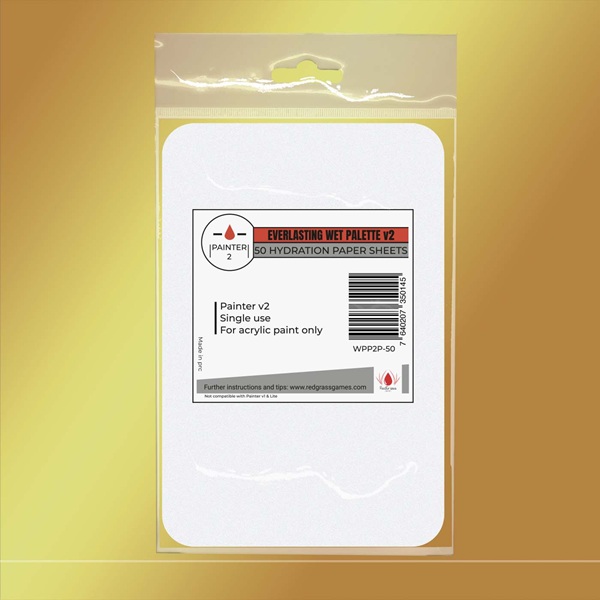 Redgrass Games: 50 Hydration Paper Sheets For Painter Ver