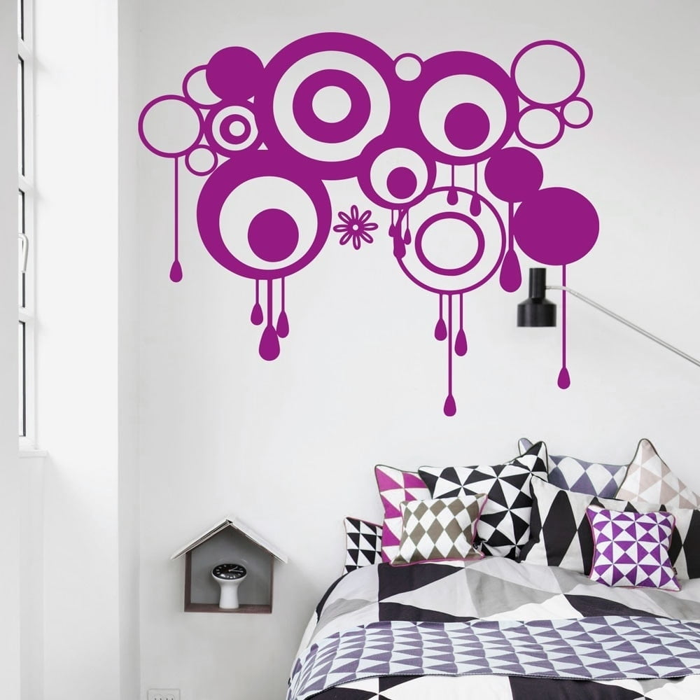 Retro Cirkler Wallsticker
