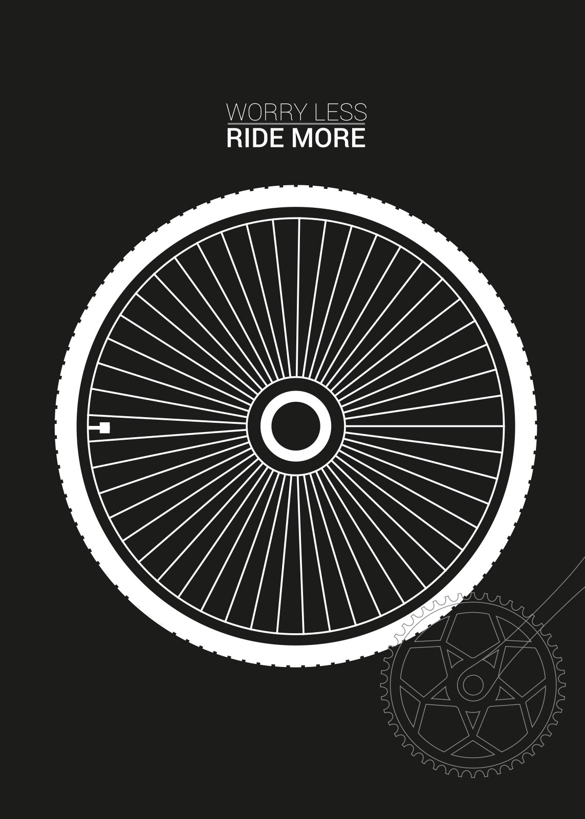 Ride Mere – Sort-hvid illustration af Rikke Axelsen