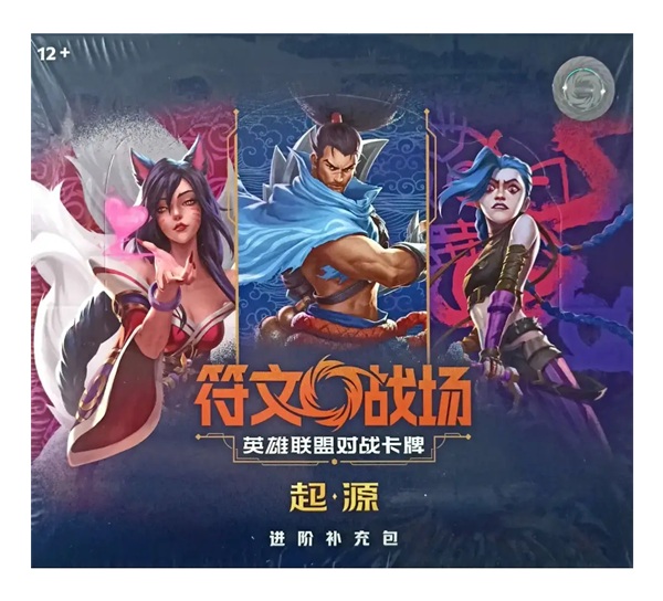 Riftbound: League Legends Tcg: Set 01: Origins Jumbo Kinesisk Chinese Booster Box Display 12 Packs