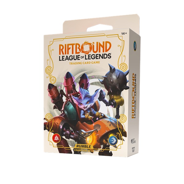 Riftbound: League   Legends Tcg: Set 02: Spiritforged Champion Deck: Rumble