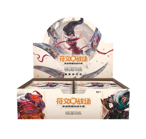 Riftbound: League   Legends Tcg: Set 02: Spiritforged Jumbo  Kinesisk Chinese  Booster Box  Display  12 Packs