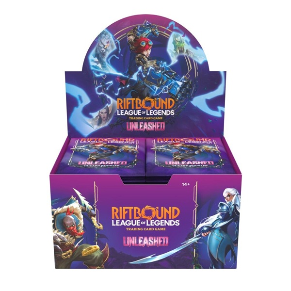 Riftbound: League   Legends Tcg: Set 03: Unleashed Booster Box  Display  24 Packs