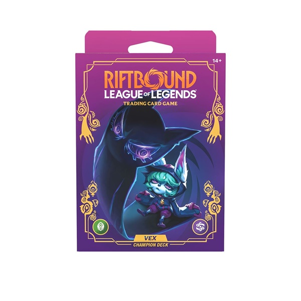 Riftbound: League   Legends Tcg: Set 03: Unleashed Champion Deck: Vex
