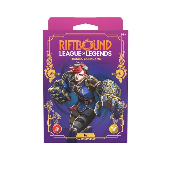 Riftbound: League   Legends Tcg: Set 03: Unleashed Champion Deck: