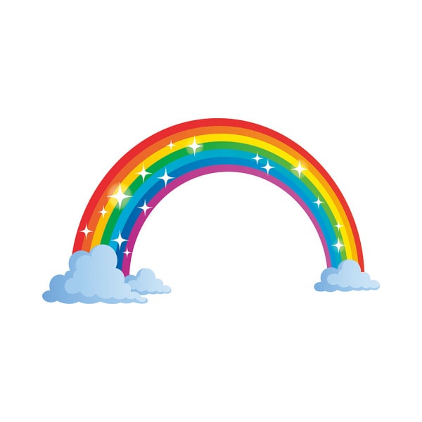 Magisk Regnbue Wallsticker – Forvandling til Børneværelset!