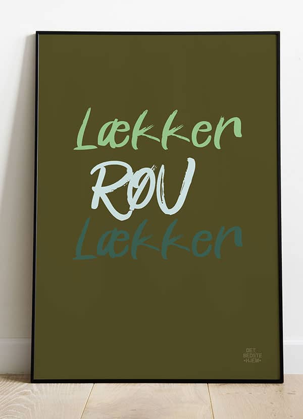 Røv Lækker Røv Plakat – Hyld din skønhed! A4 Plakat til 199 kr.