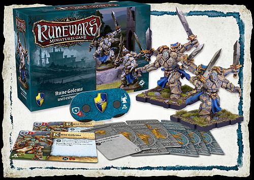 Runewars: Miniature Spil – Daqan Rune Golems Udvidelse