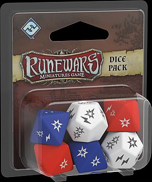 RuneWars: Miniature Spil - Terninger Pack fra Fantasy Flight