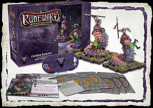 Runewars: Miniatures Game - Waiqar Carrion Lancers Expansion