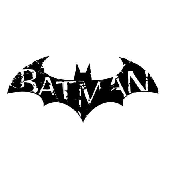 Rustik Batman Vægklistermærke til Drengeværelse - Unik Dekor!