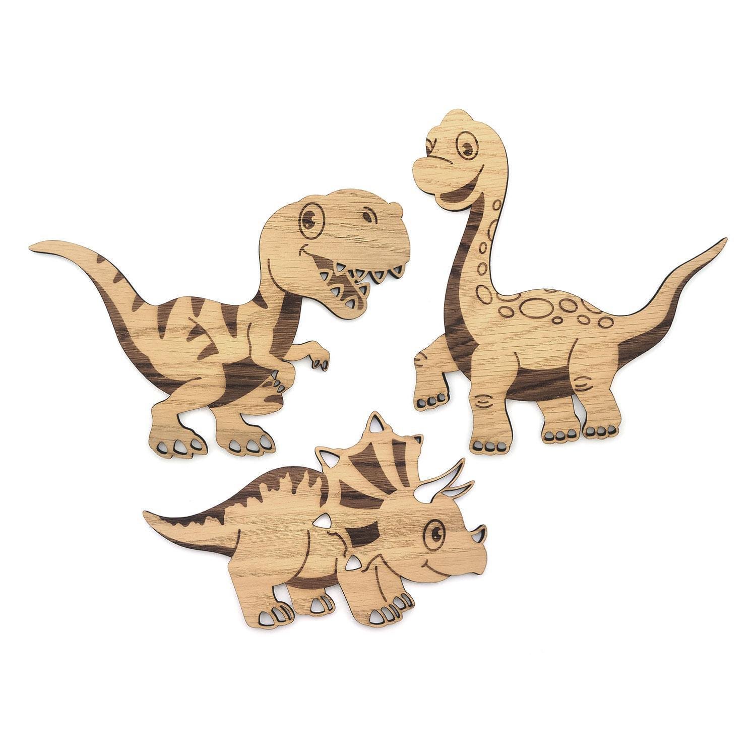 Dinosaur Træfigurer Sæt – Fantastisk Leg til Børn!