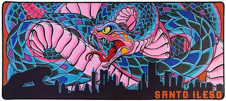 Saints Row Snake Mural Mousepad Musem 195 165 Tte Gaya Entertainment 80x35cm