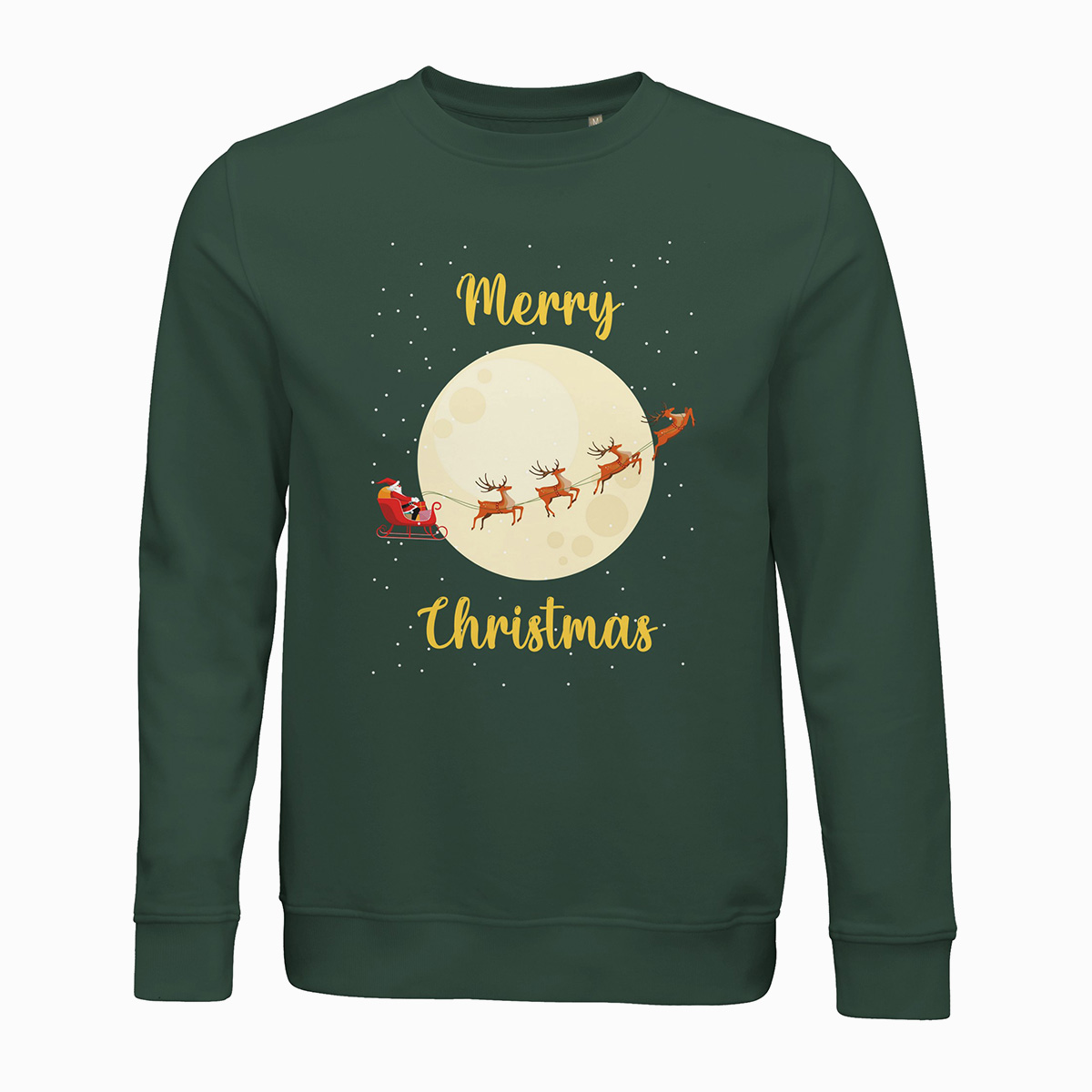 Jule Sweatshirt med Santa - Unisex Tilbud!