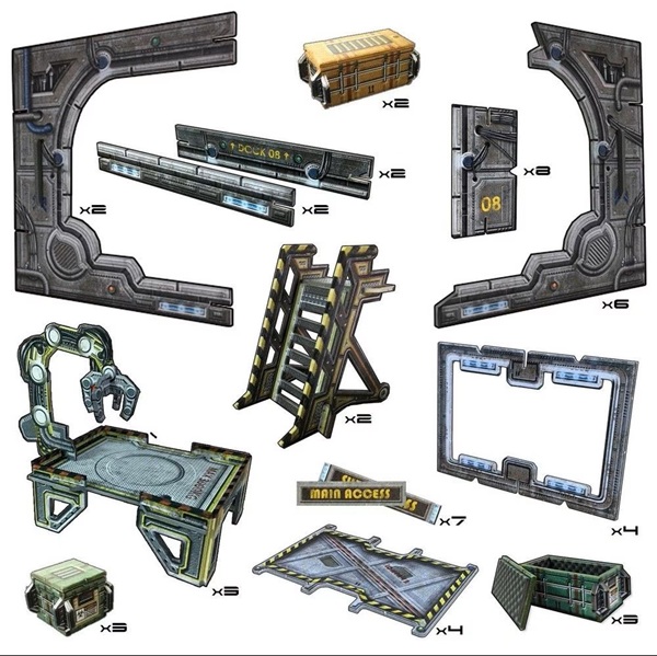 Scenery Battle Systems  Core Space  Expansion Set: Arrival Bay