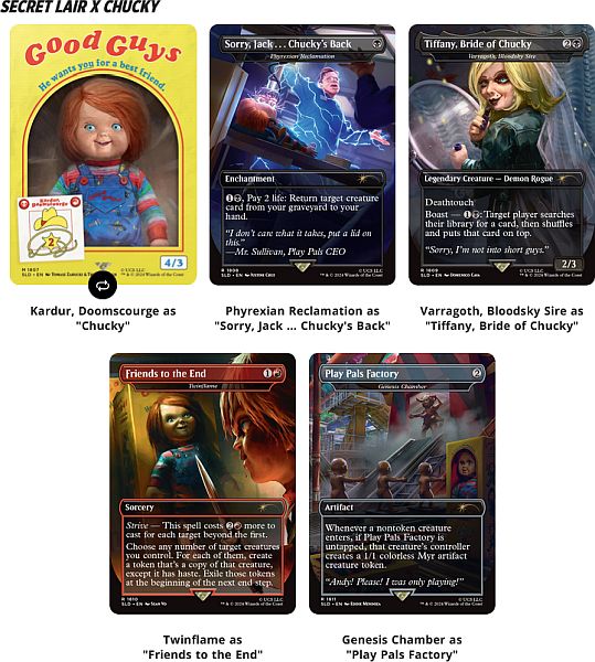 Secret Lair Drop Series 2024 : Camp Totally Safe Superdrop: Secret Lair Chucky Foil