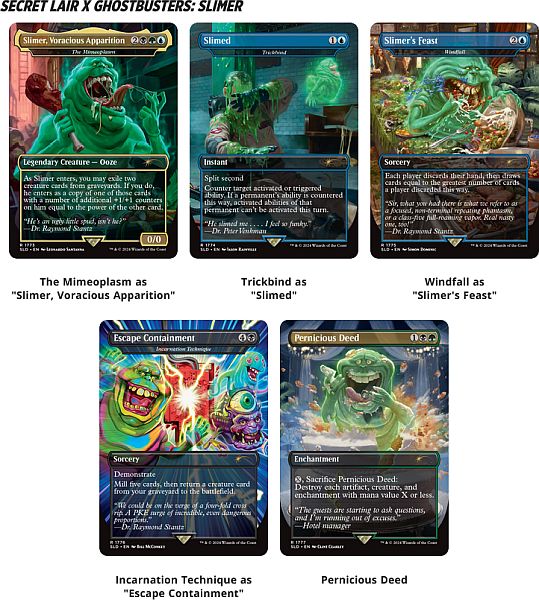 Secret Lair Drop Series 2024 : Camp Totally Safe Superdrop: Secret Lair Ghostbusters: Slimer Foil