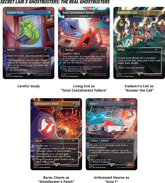 Secret Lair Drop Series 2024 : Camp Totally Safe Superdrop: Secret Lair Ghostbusters: The Real Ghostbusters Regular