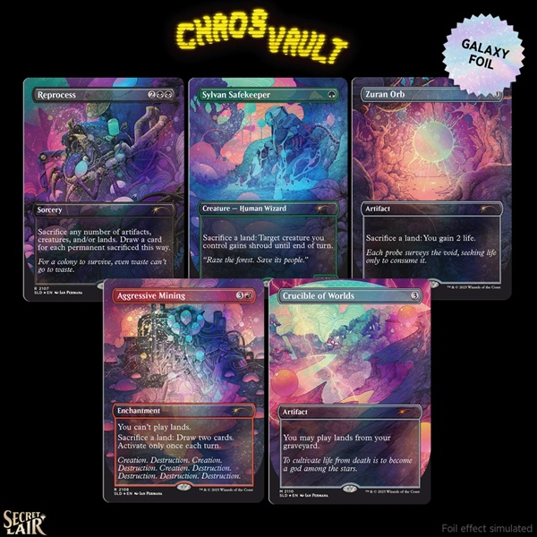 Secret Lair Drop Series 2025 : Chaos Vault: Alien Auroras Galaxy Foil
