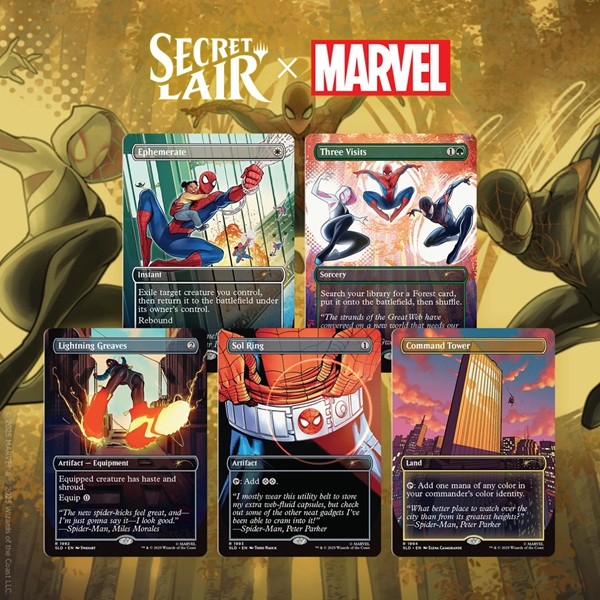 Secret Lair Drop Series 2025 : Marvel Spider-man Superdrop: Secret Lair Marvel Spider-man: Heroic Deeds Regular