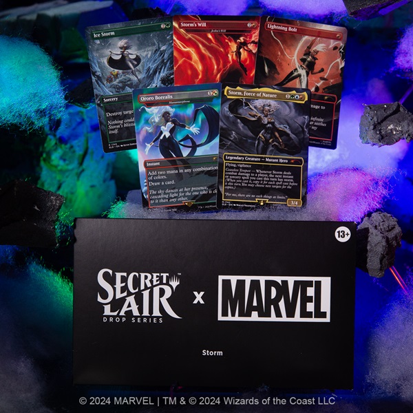 Secret Lair Drop Series  2024 : Marvel Superdrop: Secret Lair   Marvel   Storm  Regular
