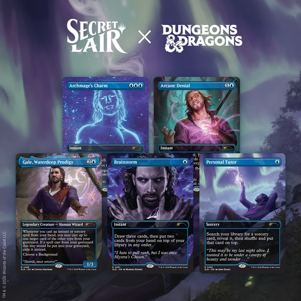Secret Lair Drop Series 2026 : Roll For Initiative Superdrop: Secret Lair Dungeons Dragons: Gale Ambition Regular