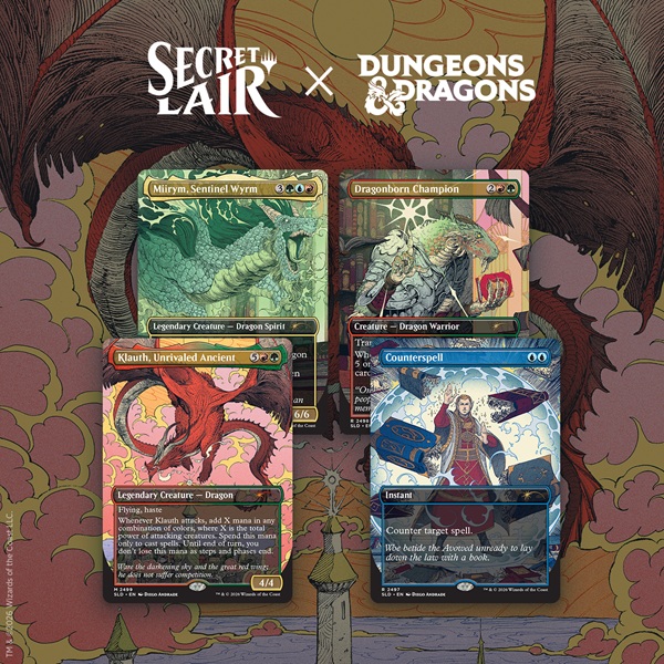 Secret Lair Drop Series 2026 : Roll For Initiative Superdrop: Secret Lair Dungeons Dragons: Whispers Candlekeep Regular