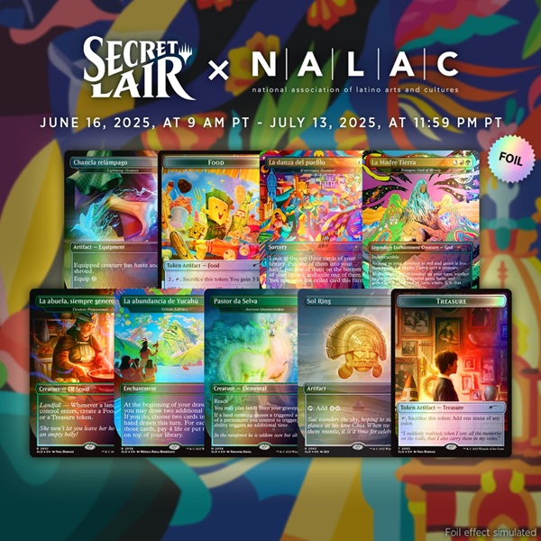 Secret Lair Drop Series 2025 : Secret Lair National Association Latino Arts And Cultures Nalac : Nuestra Magia Foil