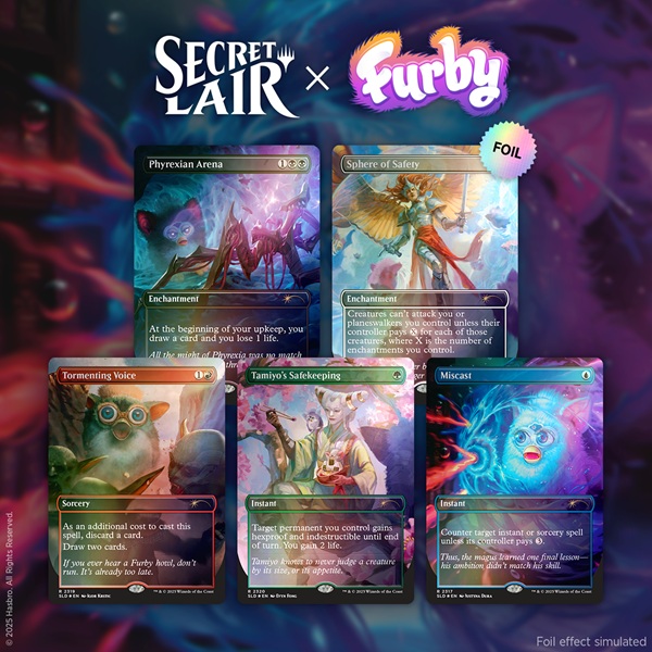 Secret Lair Drop Series 2025 : Secret Scare Superdrop: Secret Lair Furby: Furbys: The Gathering Foil