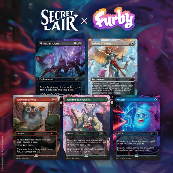 Secret Lair Drop Series 2025 : Secret Scare Superdrop: Secret Lair Furby: Furbys: The Gathering Regular