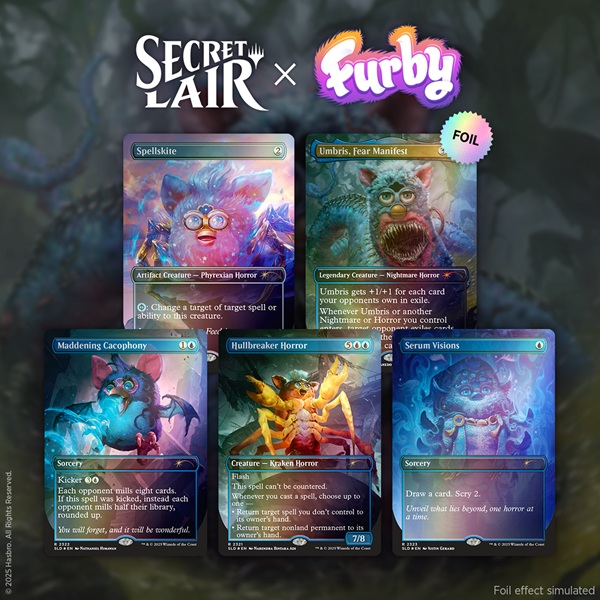 Secret Lair Drop Series 2025 : Secret Scare Superdrop: Secret Lair Furby: The Oddbodies Foil