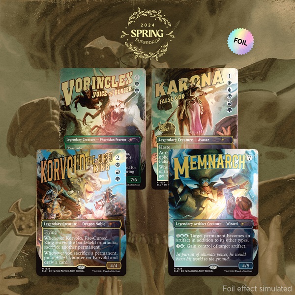 Secret Lair Drop Serie 2024: Forår Superdrop - Sinister Skurke Foil
