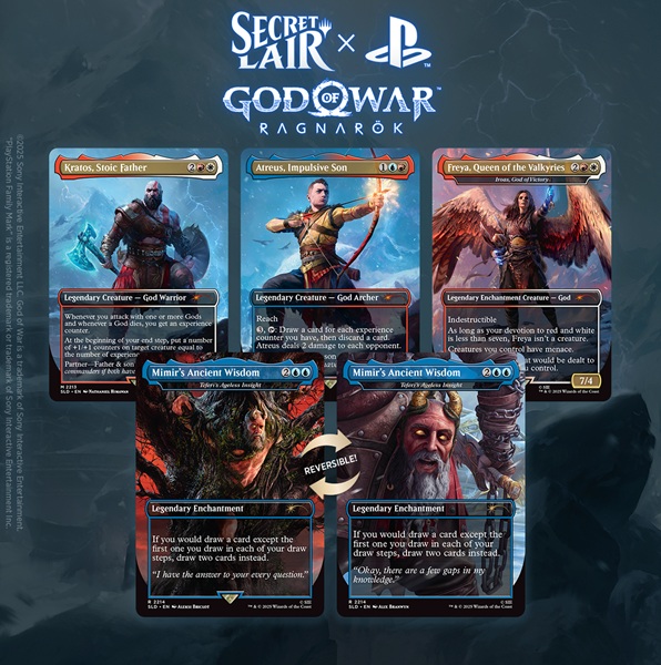 Secret Lair Drop Series 2025 : The Playstation Superdrop: Secret Lair God War: Norse Regular