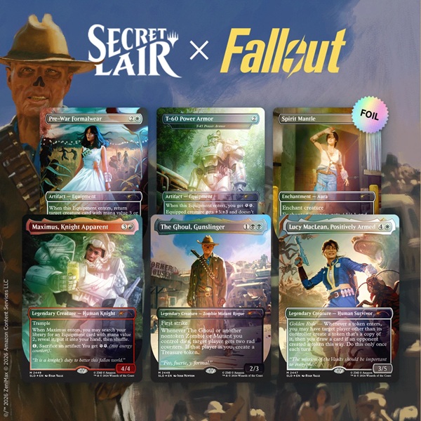 Secret Lair Drop Series 2026 : The Rad Superdrop: Secret Lair Fallout: Beyond Vault 33 Foil