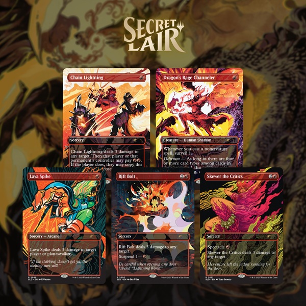 Secret Lair Drop Series 2025 : The Ultimate Pencil Superdrop: Everything Fire Regular