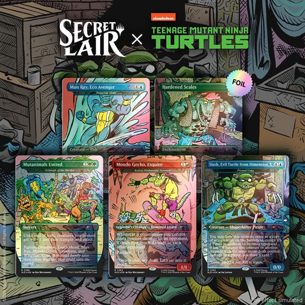 Secret Lair Drop Series 2026 : Totally Tubulair Superdrop: Secret Lair Teenage Mutant Ninja Turtles: The Mighty Mutanimals Foil
