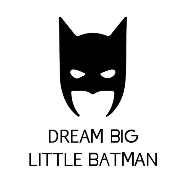 Sej Batman Vægklistermærke – Forvandl Børneværelset!
