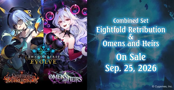 Shadowverse: Evolve Tcg: Booster Set 19-20  Combined : Eightfold Retribution   Omens And Heirs Booster Display  Box Med 12 Pakker