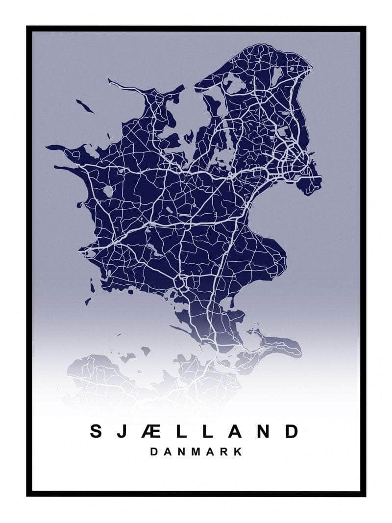 Sjælland Plakat – Ideel til moderne boligindretning!