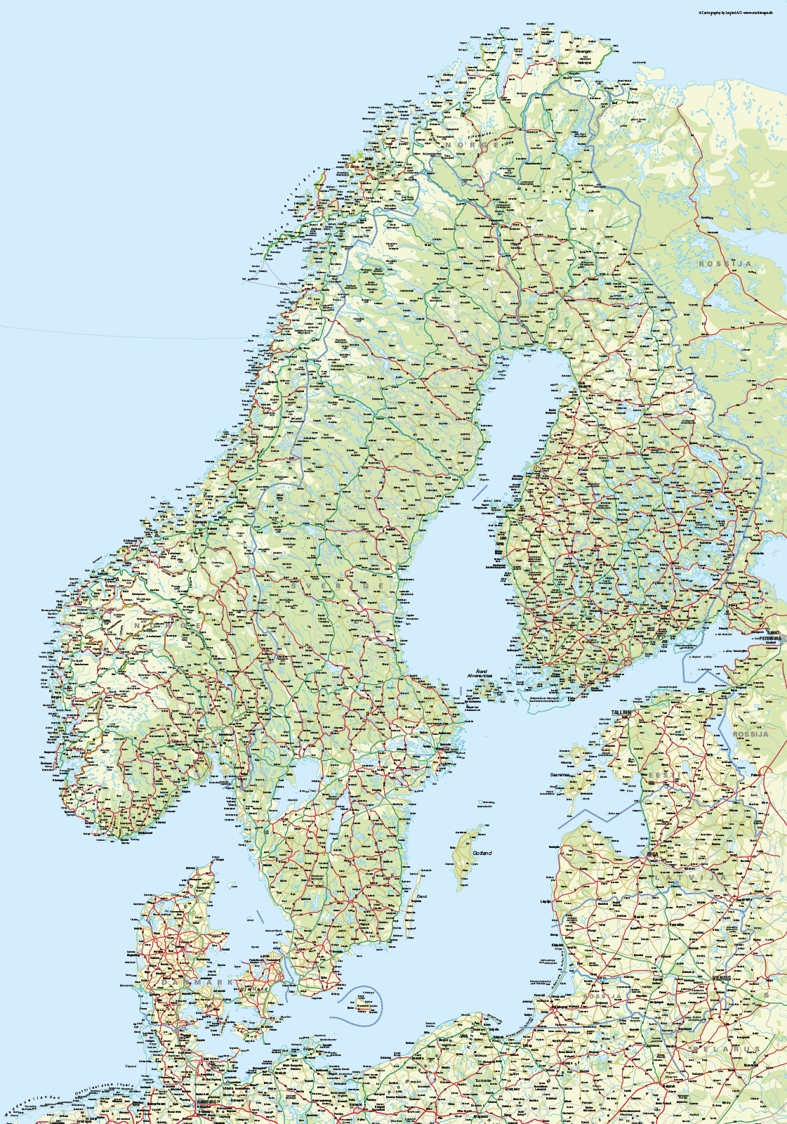 Skandinavisk Plakat fra Illux – Populær Kunst Tilbud