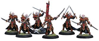 Skorne: Praetorian Swordsmen Unit    Leader     Grunts  Pip-74009